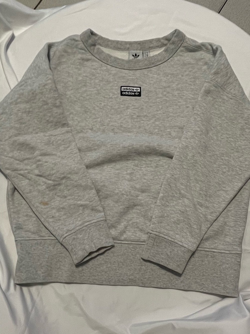 Adidas Gray Sweater - Light Heather Gray